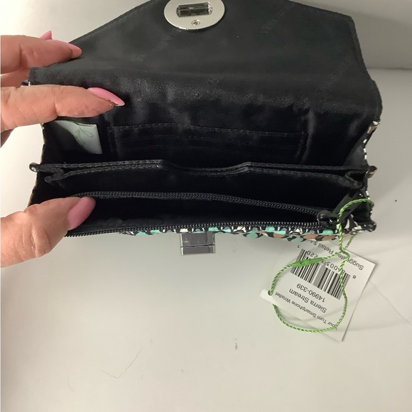 Vera Bradley Women's Patterned Sierra Stream Wristlet - Brown and Turquoise - Picture 5 of 7